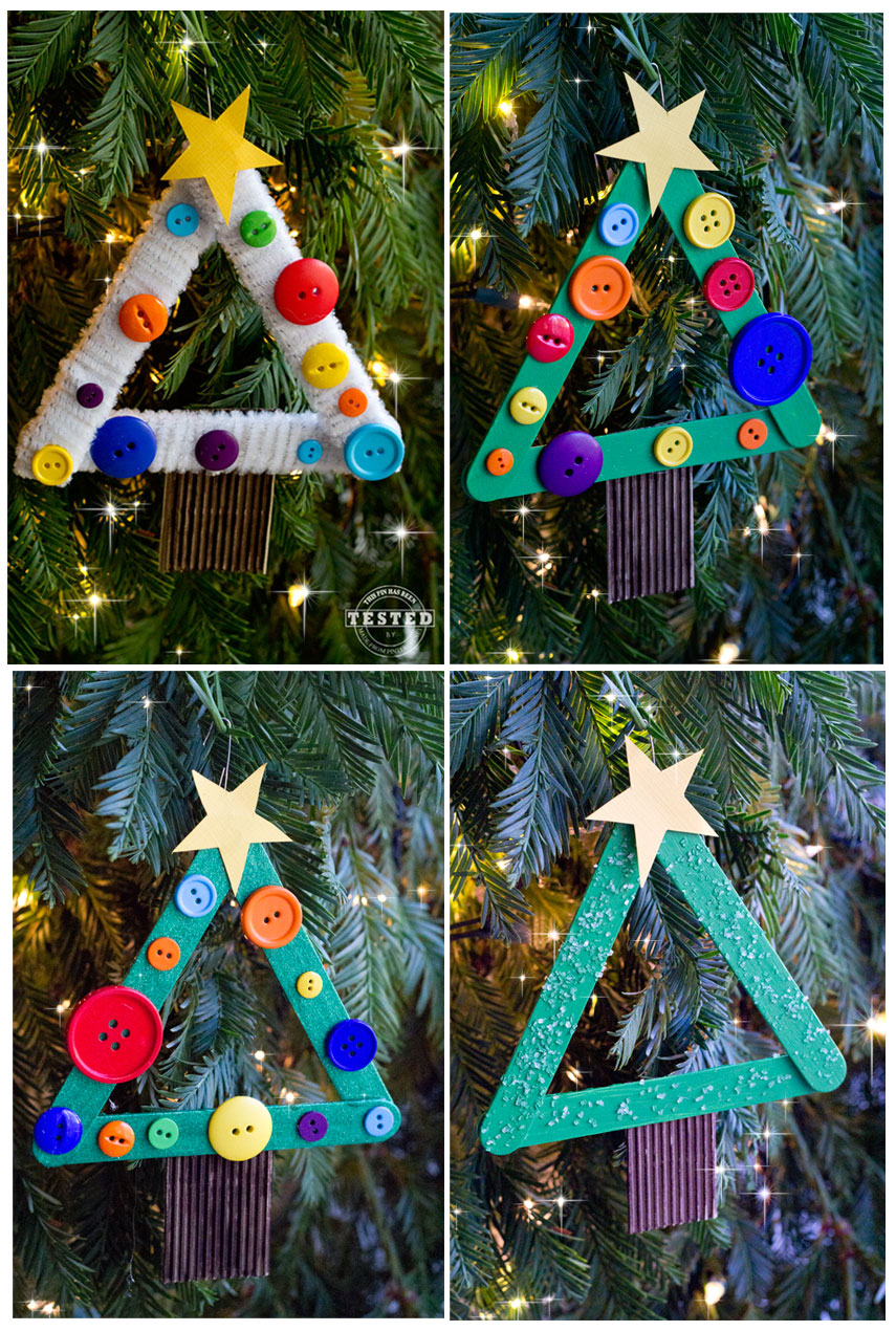 DIY Kids Christmas Tree Ornament TGIF This Grandma Is Fun