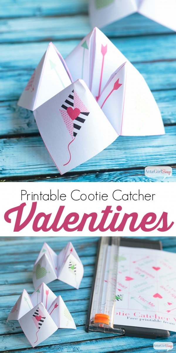 Printable Cootie Catcher Valentines TGIF This Grandma Is Fun