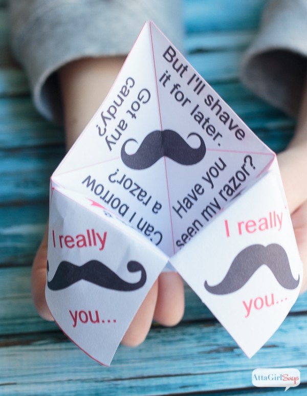 Printable Cootie Catcher Valentines TGIF This Grandma Is Fun