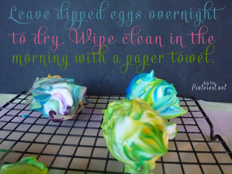 Shaving Cream Marbled Easter Eggs - TGIF - This Grandma is Fun