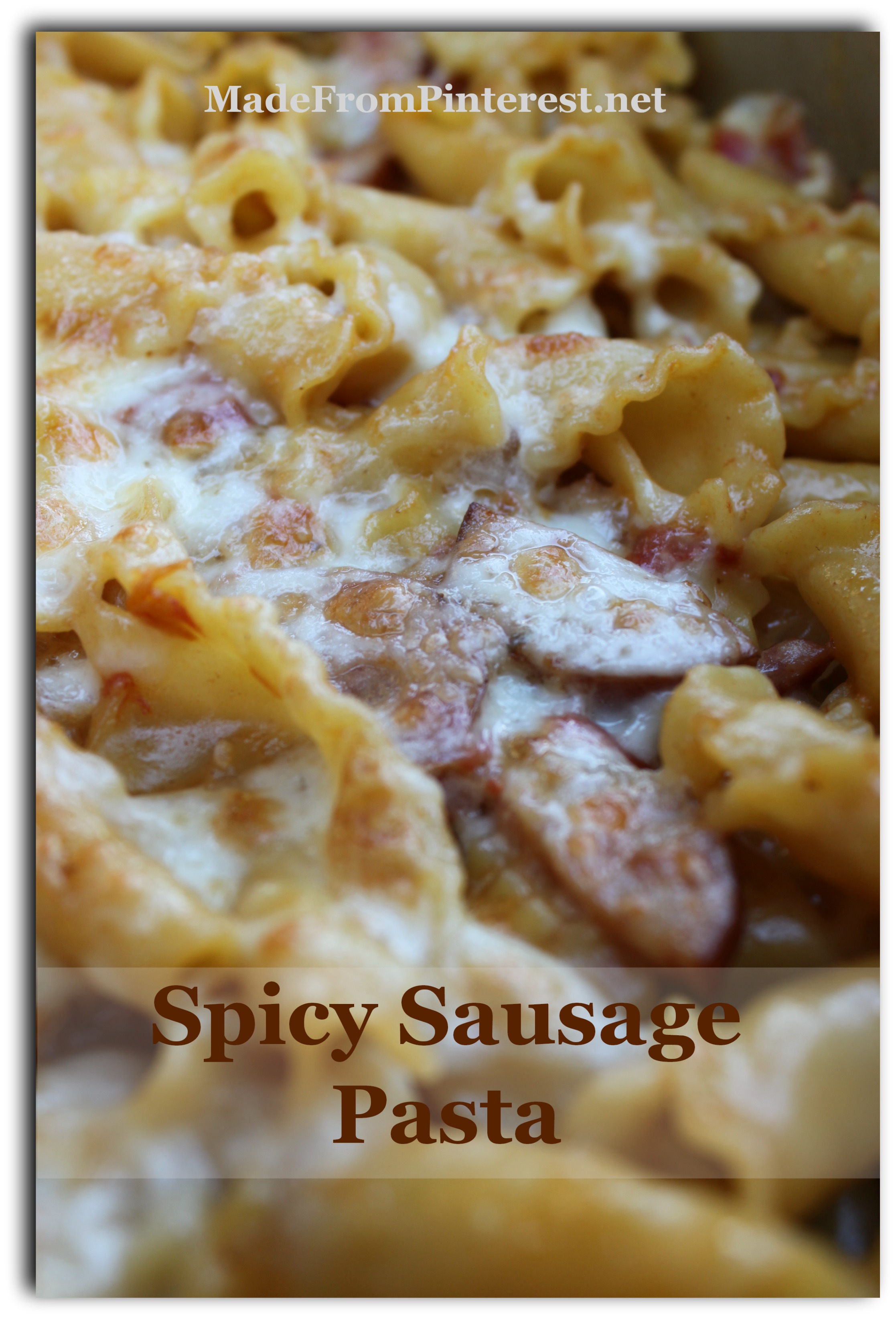 Spicy Sausage Pasta - TGIF - This Grandma is Fun