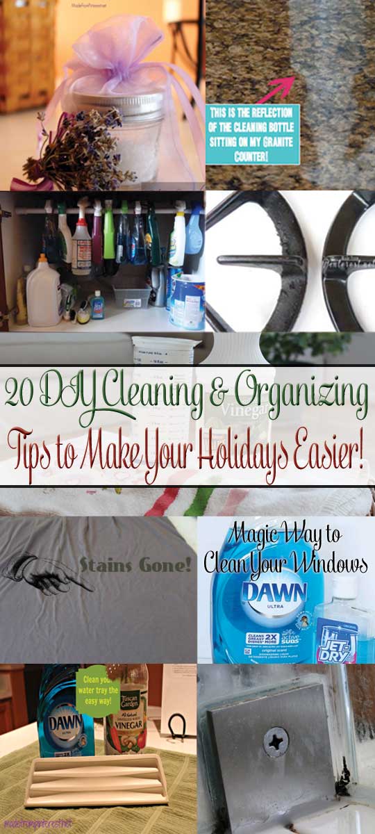 20 Cleaning Organizing Tips To Make Your Holidays Easier TGIF This Grandma Is Fun