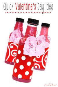 Quick Valentines Day Idea - Use some wrapping paper and a Sobe to make a quick and cute valentine gift. #Valentine's Day #Valentine #Sweetheart