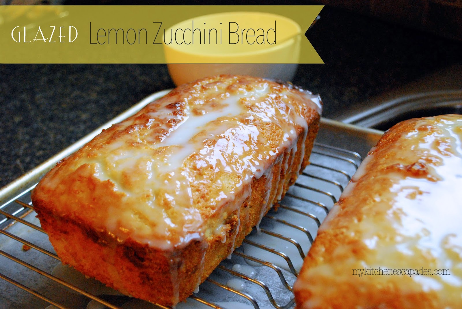 Glazed Lemon Zucchini Bread