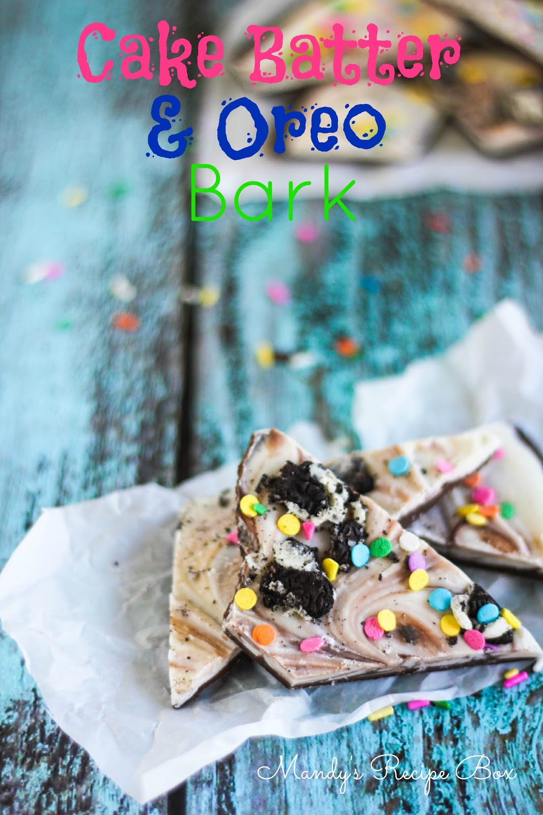 Cake Batter & Oreo Bark - TGIF - This Grandma is Fun