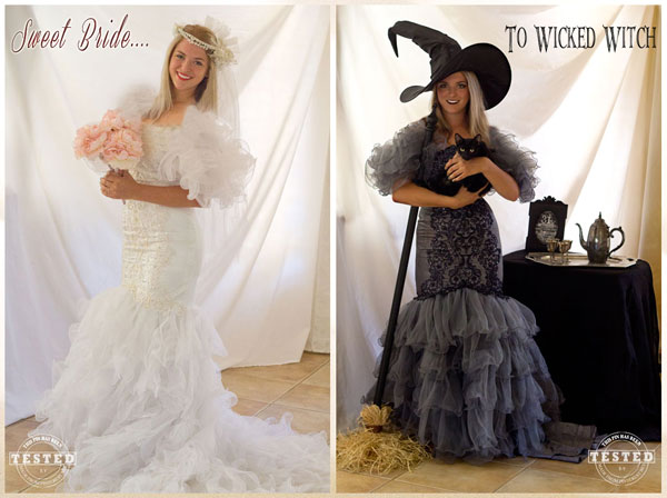witch wedding dress