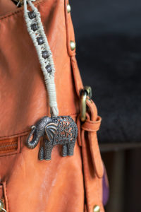 Keychain Crafts - This darling DIY Elephant charm keychain is a quick and easy craft to make. It is a perfect last minute gift idea anyone would love!