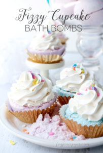 Lush has nothing on these beautiful bath bombs. These fizzy cupcake bath bombs look good enough to eat!