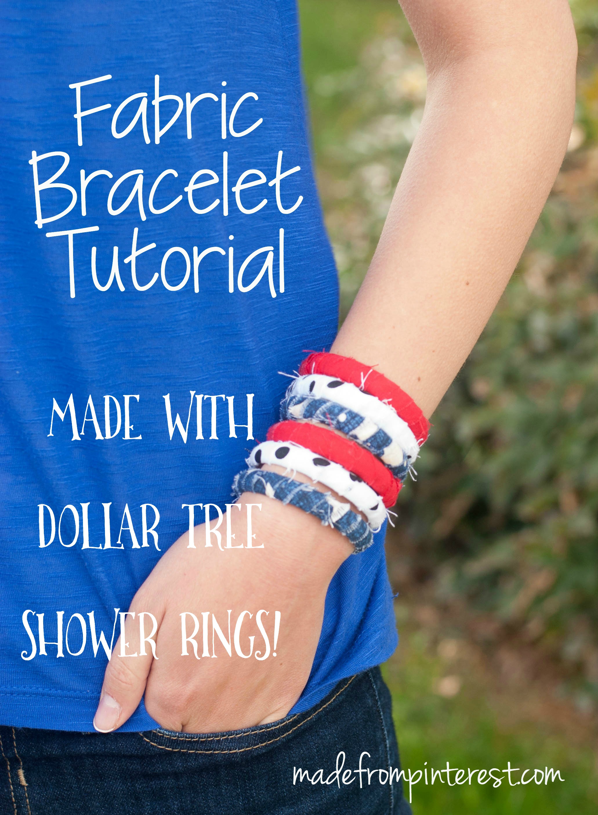 Fabric Bracelet Tutorial - TGIF - This Grandma is Fun