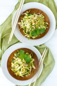 Shaved Asparagus and Asian Dressing Recipe! No need to turn on any ovens or stove for this recipe. It's a raw salad! Perfect for hot days when you don't want to heat up your kitchen.