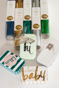 Super easy to make Altoid Gift Tins. Repurpose those tins and make them pretty with the Heidi Swapp Minc Foil Applicator!