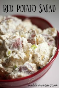 Easy but oh so tasty. I really like this version for potato salad.