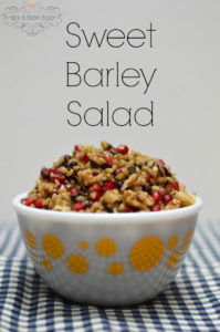 Sweet Barley Salad, yummy with great flavors, makes for a perfect chilled salad.