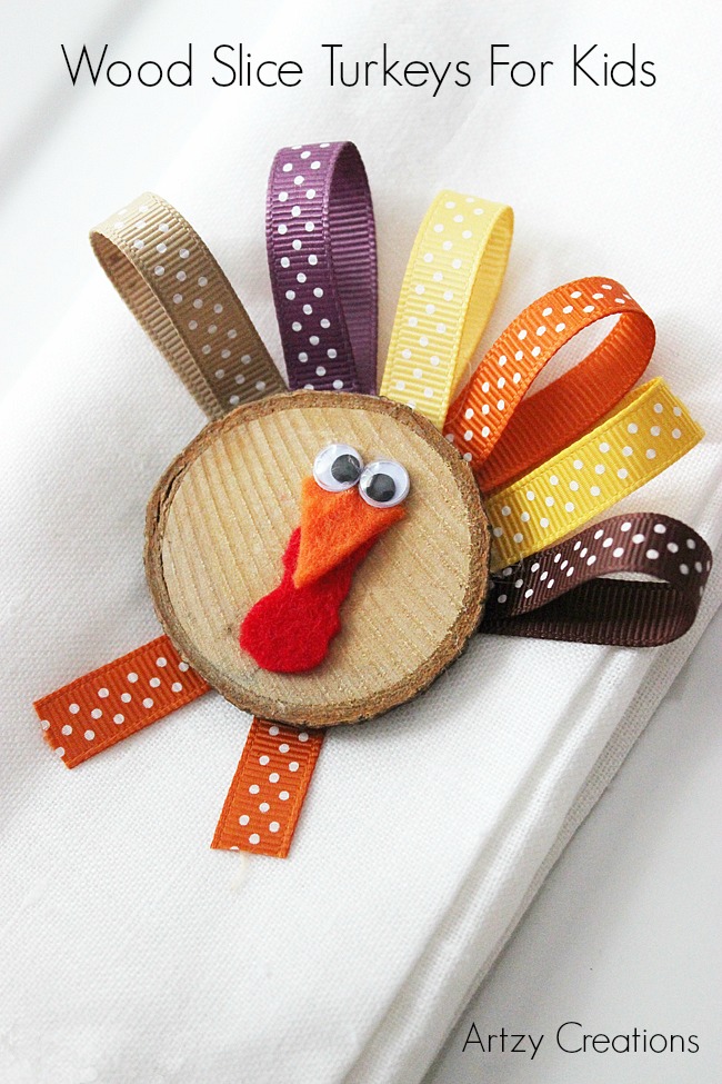 Wood Scrap Turkey Craft - Easy Peasy and Fun