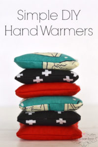 Simple DIY hand warmers are the perfect gift for everyone on your list this holiday season. They even make great candy free stocking stuffers.