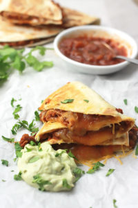 Going meatless or just want to have a delicious Meatless Monday? You are in the right place, these Cheesy Lentil Quesadillas are crazy delicious and filling.