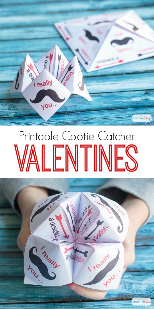 Printable Cootie Catcher Valentines TGIF This Grandma Is Fun