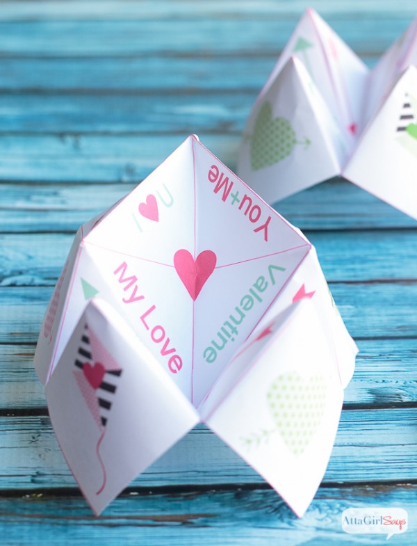 Printable Cootie Catcher Valentines TGIF This Grandma Is Fun