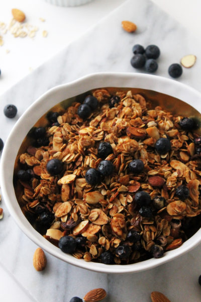 Cinnamon Blueberry Almond Granola Cereal - TGIF - This Grandma is Fun