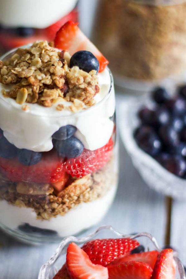 Red, White and Blue Patriotic Parfaits - TGIF - This Grandma is Fun