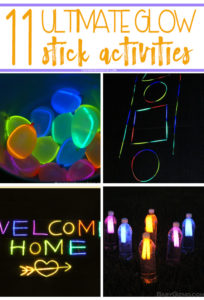 Make the most of the warm evenings, We've compiled a list using one of the trademarks of summer- glow sticks! What kid doesn't love'em?! Check out these fun glow stick activities you can do with your grandchildren!