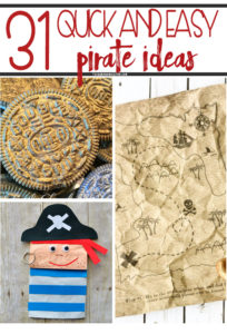 Ahoy ye landlubbers! It be that time of year when we talk like scallywags and fight with swords! September 19th be "Talk Like A Pirate" day, and we have all the best, easy pirate ideas to celebrate right here! Read on, if ye dare...