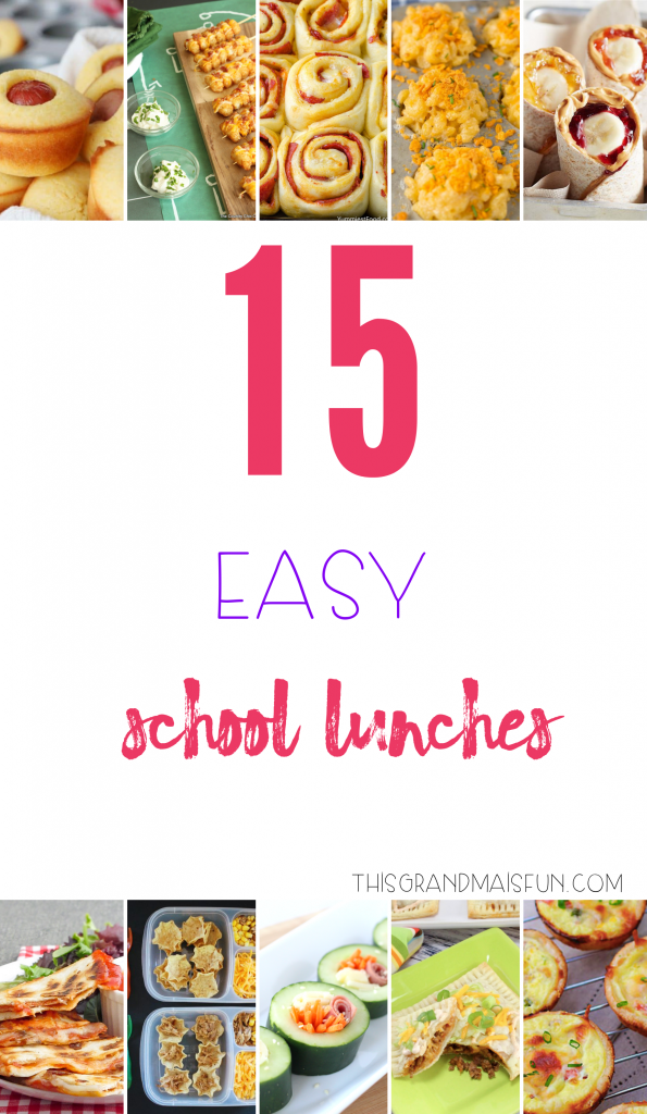 101 Easy School Lunches - TGIF - This Grandma is Fun
