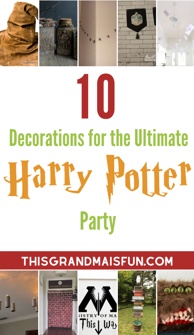 101 Ideas For The Ultimate Harry Potter Party - Tgif - This Grandma Is Fun