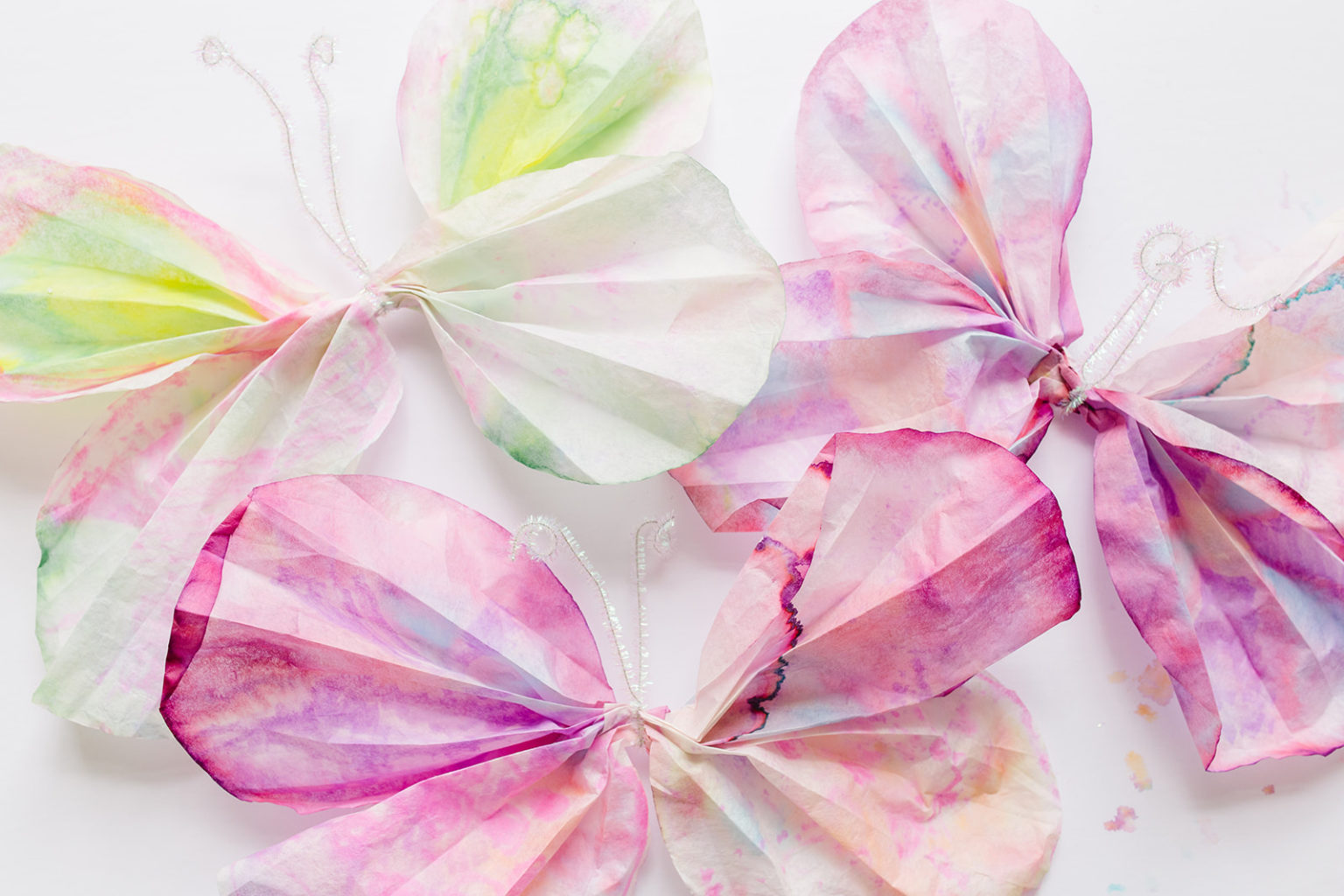 Coffee Filter Butterflies - TGIF - This Grandma is Fun