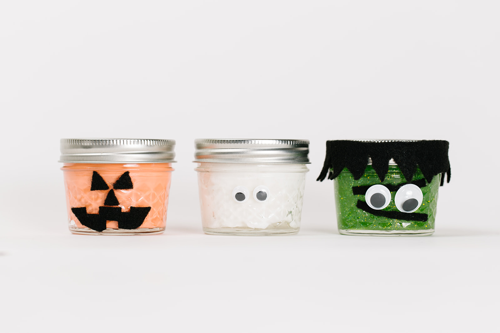 Halloween Slime Jars Project