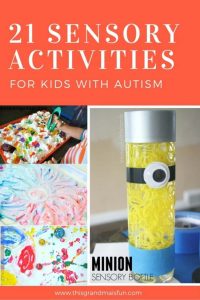 21 Sensory Activities For Kids With Autism - TGIF - This Grandma is Fun